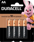 Батарейка AA 4шт DURACELL Extra life