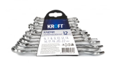 Набор ключей комбинированных 12 предметов 6-22 мм KROFT 