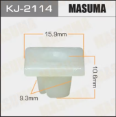 Клипса автомобильная MASUMA KJ-2114