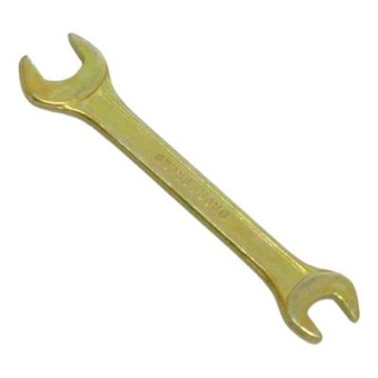 Ключ рожковый 13 x 17 мм (желтый цинк) ЕРМАК