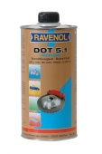 Тормозная жидкость RAVENOL DOT5.1 1л