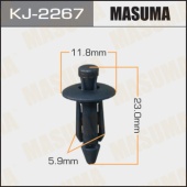 Клипса автомобильная MASUMA KJ-2267*