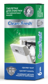 Таблетки для очистки посудомоечной машины CLEAN & FRESH 6таб