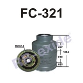 Фильтр топливный FC- 321 RB / 1640070J00 / 3197344000 / MB220900 / XB220900