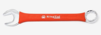 Ключ рожково-накидной 27 мм в прорезиненной оплетке KINGTUL