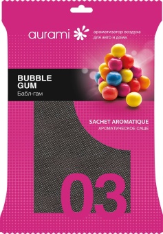 Ароматическое саше Bubble Gum Aurami