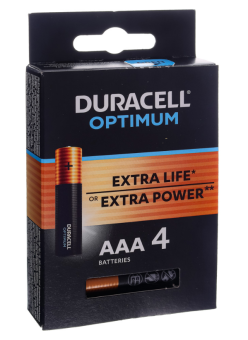 Батарейка AAA 4шт Opti DURACELL
