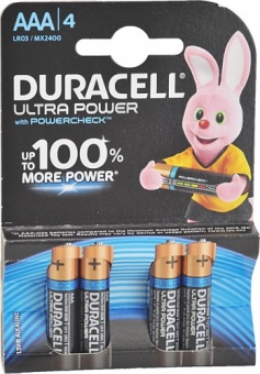 Батарейка AAA UltraPower 4шт DURACELL