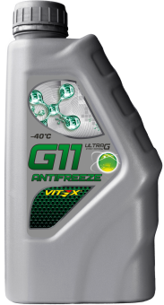 Антифриз зеленый G11 -40 1кг VITEX