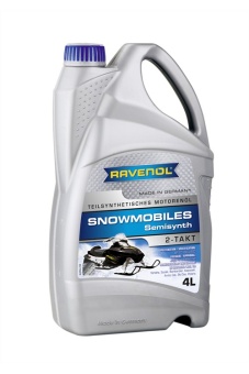 Масло RAVENOL для снегоходов Snowmobiles 2T Teilsynth 4л 