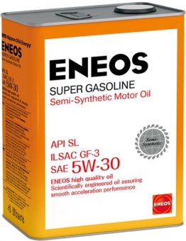 Масло моторное ENEOS Super Gasoline 5W-30 SL 4л (П/С)