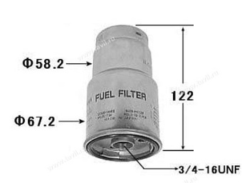 Фильтр топливный FC-184 SAKURA FС-1108 / MQ901734 / R2L113ZA5B9A / 2339033020